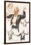 Serge Koussevitzky Conducting-Alexander Yevgenyevich Yakovlev-Framed Giclee Print