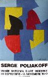 Abstract Composition, Maroon-Serge Poliakoff-Collectable Print