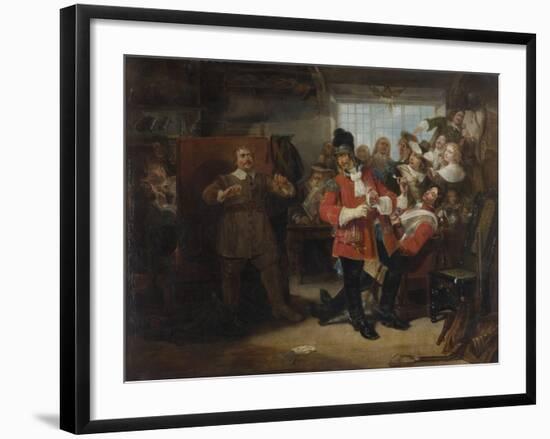 Sergeant Bothwell Challenging Balfour-Edward Matthew Ward-Framed Giclee Print