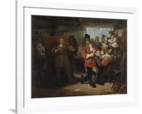 Sergeant Bothwell Challenging Balfour-Edward Matthew Ward-Framed Giclee Print