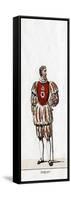 Sergeant, Costume Design for Shakespeare's Play, Henry VIII, 19th Century-null-Framed Stretched Canvas