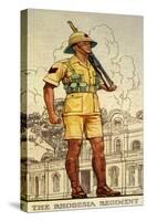 Sergeant of the Rhodesia Regiment in Drill Order, 1938-null-Stretched Canvas