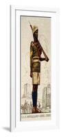 Sergeant of the Somaliland Camel Corps, King's African Rifles, 1938-null-Framed Giclee Print