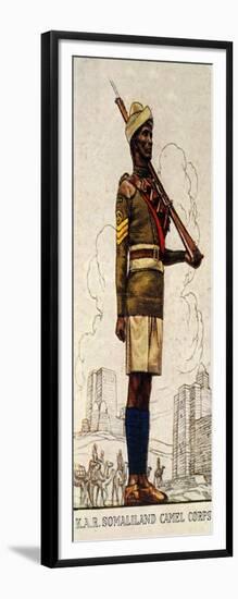 Sergeant of the Somaliland Camel Corps, King's African Rifles, 1938-null-Framed Giclee Print