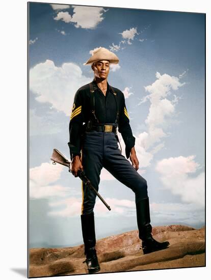 SERGEANT RUTLEGE directed by JohnFord with Woody Stroder, 1960 (photo)-null-Mounted Photo