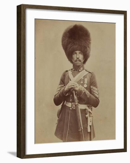 Sergeant William Powell, Grenadier Guards-Joseph Cundall and Robert Howlett-Framed Photographic Print