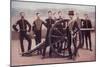 Sergeants of the Royal Horse Artillery with a 12 Pounder Gun-Louis Creswicke-Mounted Giclee Print