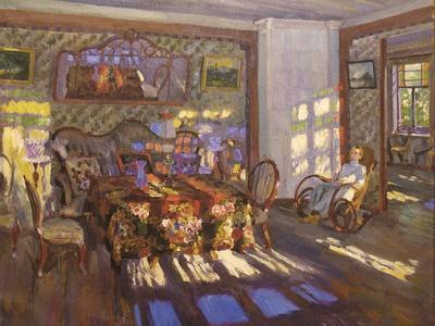 Sunlight Through Coloured Glass Windows, 1916