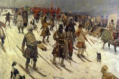 Military Campaign of the Russians in the 16th Century, 1903-Sergei Ivanov-Framed Stretched Canvas