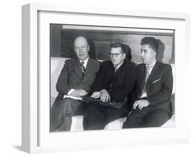 Sergei Prokofiev, Dmitri Shostakovich and Aram Khachaturian, Russian Composers, 1945-null-Framed Giclee Print