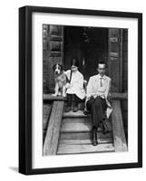 Sergei Rachmaninov, Russian Composer, Pianist and Conductor, Ivanovka, Russia, 1913-null-Framed Giclee Print