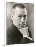 Sergei Rachmaninov Russian Composer-null-Framed Photographic Print