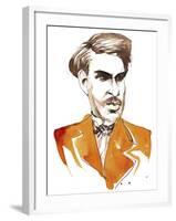 Sergei Taneyev caricatured as a young man-Neale Osborne-Framed Giclee Print