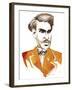 Sergei Taneyev caricatured as a young man-Neale Osborne-Framed Giclee Print