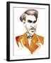 Sergei Taneyev caricatured as a young man-Neale Osborne-Framed Giclee Print
