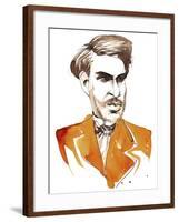 Sergei Taneyev caricatured as a young man-Neale Osborne-Framed Giclee Print