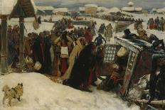 Arrival of a Voivode, 1907-Sergei Vasilyevich Ivanov-Framed Stretched Canvas