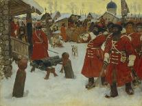 Arrival of a Voivode, 1907-Sergei Vasilyevich Ivanov-Framed Stretched Canvas