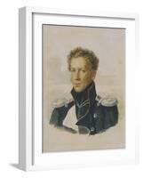 Sergey Lanskoy (1789-183), Officer of the Chevalier Guard, 1829-Alois Gustav Rockstuhl-Framed Giclee Print