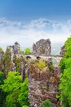 Amazing View of Bastei Bridge, Sachsische Schweiz near Dresden Area, Germany-Sergey Novikov-Photographic Print