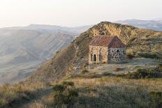 Georgia, Tbilisi, abrupt, edge, hang, houses, riverside-Sergey Orlov-Photographic Print