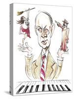 Sergey Prokofiev - caricature-Neale Osborne-Stretched Canvas
