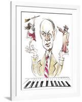 Sergey Prokofiev - caricature-Neale Osborne-Framed Giclee Print