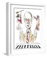 Sergey Prokofiev - caricature-Neale Osborne-Framed Giclee Print