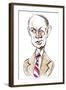 Sergey Prokofiev - caricature-Neale Osborne-Framed Giclee Print