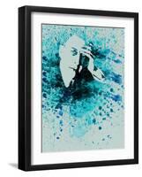 Sergey Rachmaninov Watercolor-Anna Malkin-Framed Art Print