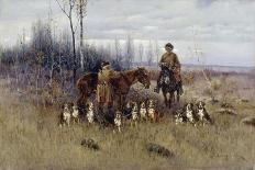 Hunting Scene-Sergey Semyonovich Voroshilov-Giclee Print