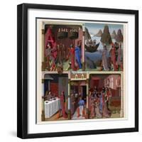 Sergius Orata and Other Romans, 1473-1480-Francois Fouquet-Framed Giclee Print