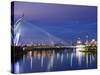 Seri Wawasan Bridge, Putra Mosque, Putrajaya, Malaysia, Southeast Asia, Asia-Christian Kober-Stretched Canvas