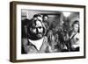 Serial Killer Charles Manson in, 1969 During His Transfer in Los Angeles-null-Framed Photo