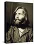 Serial Killer Charles Manson on December 3, 1969 During His Arrest in Sharon Tate Affair-null-Stretched Canvas