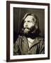 Serial Killer Charles Manson on December 3, 1969 During His Arrest in Sharon Tate Affair-null-Framed Photo