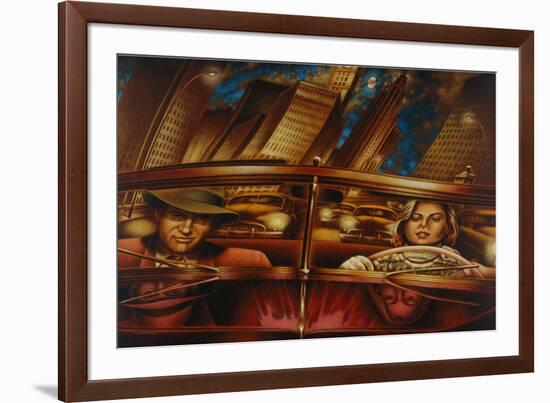 Serie noire-Alain Cardinal-Framed Art Print