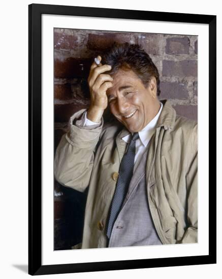 serie televisee Columbo with Peter Falk (inspecteur Columbo), 1968- 1978 (photo)-null-Framed Photo