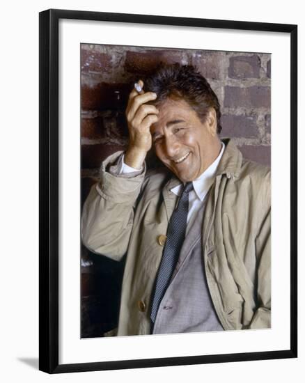 serie televisee Columbo with Peter Falk (inspecteur Columbo), 1968- 1978 (photo)-null-Framed Photo