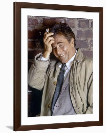 serie televisee Columbo with Peter Falk (inspecteur Columbo), 1968- 1978 (photo)-null-Framed Photo