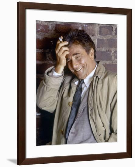 serie televisee Columbo with Peter Falk (inspecteur Columbo), 1968- 1978 (photo)-null-Framed Photo