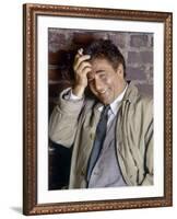 serie televisee Columbo with Peter Falk (inspecteur Columbo), 1968- 1978 (photo)-null-Framed Photo