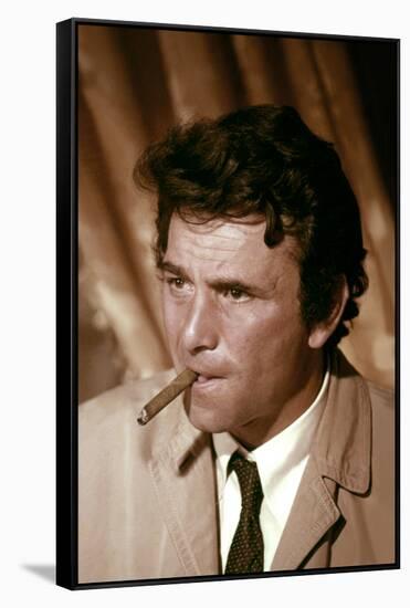 Serie televisee Columbo with Peter Falk (inspecteur Columbo), 1971-2003 (photo)-null-Framed Stretched Canvas