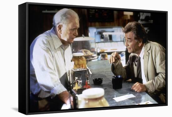 Serie televisee COLUMBO with Peter Falk (inspecteur Columbo), 1971-2003 (photo)-null-Framed Stretched Canvas