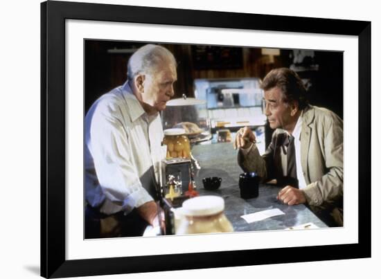 Serie televisee COLUMBO with Peter Falk (inspecteur Columbo), 1971-2003 (photo)-null-Framed Photo