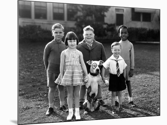 Serie Televisee Les Petites Canailles Little Rascals, C. 1930-null-Mounted Photo