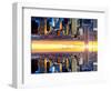 Series 03, Empire State Building and One World Trade Center at Sunset, Manhattan, New York City-Philippe Hugonnard-Framed Photographic Print