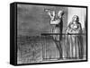 Series Actualites, the Comet, Parisiens Incredules, Plate 394, Le Charivari, 1st May 1857-Honore Daumier-Framed Stretched Canvas