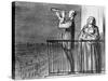 Series Actualites, the Comet, Parisiens Incredules, Plate 394, Le Charivari, 1st May 1857-Honore Daumier-Stretched Canvas