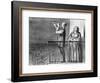 Series Actualites, the Comet, Parisiens Incredules, Plate 394, Le Charivari, 1st May 1857-Honore Daumier-Framed Giclee Print
